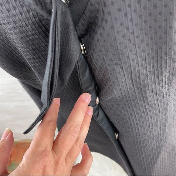 Armani Collezioni Printed Wool Silk Blend Blazer Jacket - Picture 4 of 11